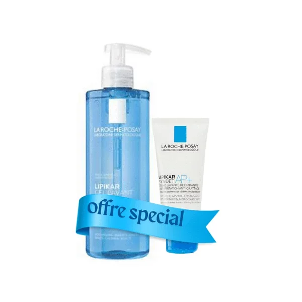 LA ROCHE POSAY PACK LIPIKAR GEL LAVANT 400ML + LIPIKAR SYNDET AP+ 100ML