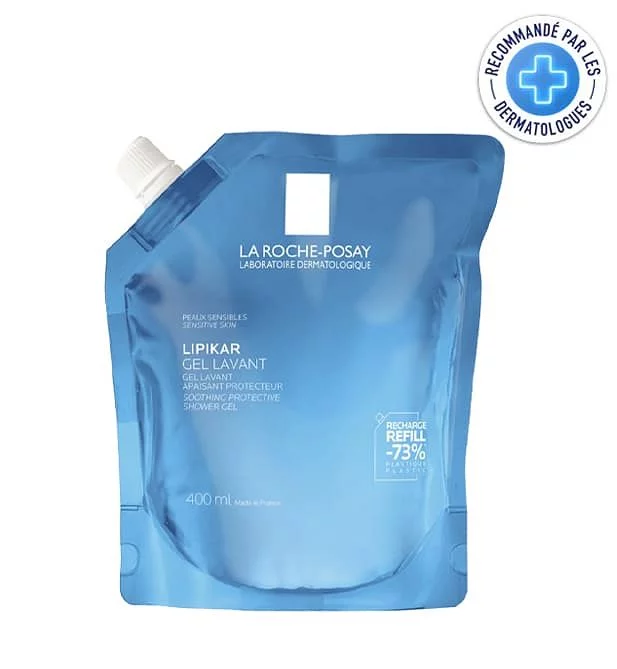 LA ROCHE POSAY LIPIKAR GEL LAVANT ECO RECHARGE PEAUX SECHES ET SENSIBLES 400ML