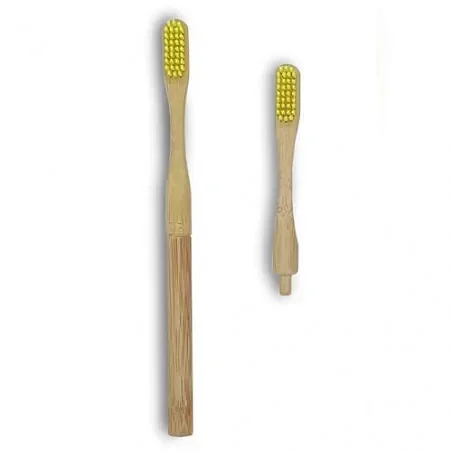 Denti Smile Brosse A Dents Tetes Interchangeables Jaune Reference 012610
