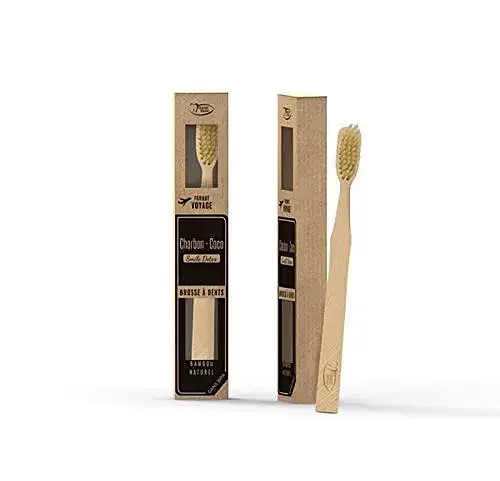 DENTI SMILE BROSSE A DENTS BAMBOU SOUPLE JAUNE REFERENCE 012608