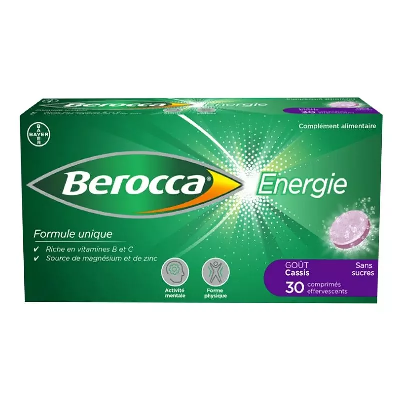 Berocca Pack Sans Sucre Boite De 10 Comprimes Effervescents + Boite De 10 Comprimes Effervescents + Boite De 10 Comprimes Effervescents Gratuit