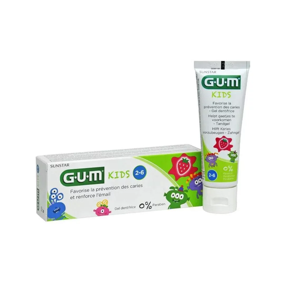 Gum Dentifrice Kids 2-6ans Fraise 50ml Reference 3000