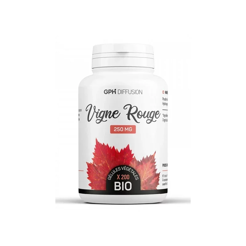 Gph Vigne Rouge Bio 250mg Boite De 200 Gelules