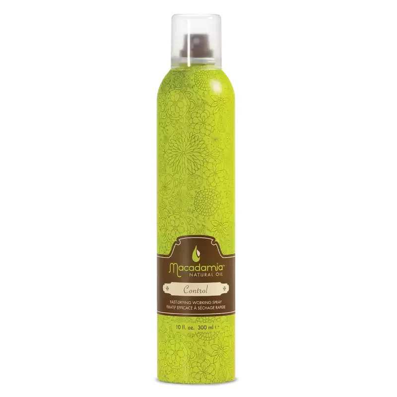 MACADAMIA NATURAL OIL CONTROL FAST DRYING WORKING SPRAY FIXATIF EFFICACE A SECHAGE RAPIDE 300ML