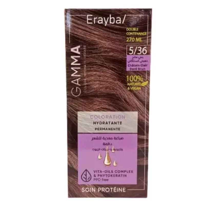 Erayba Gamma Next Chatain Clair Dore Brun 5/36 100ml