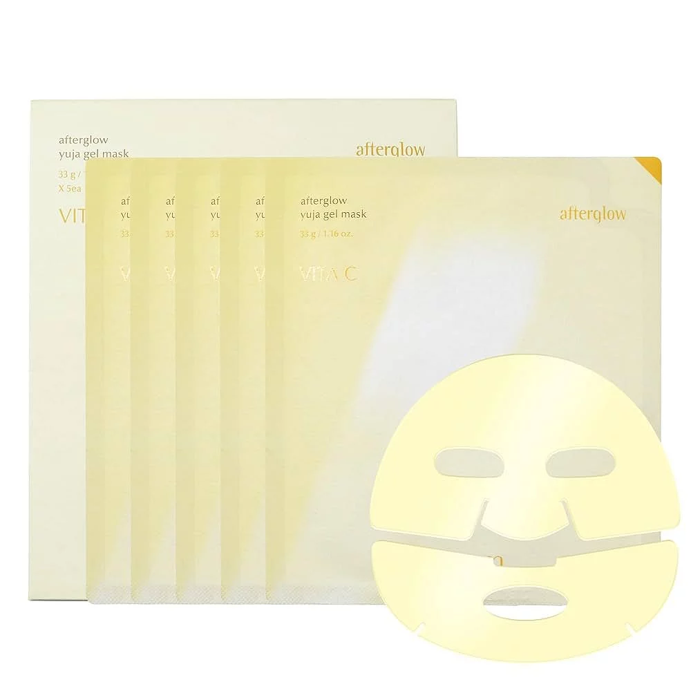 LUVUM AFTERGLOW YUJA GEL MASK BOITE DE 5
