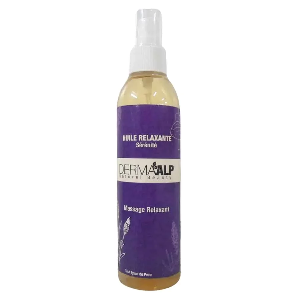 Dermaalp Naturel Beauty Huile Relaxante Serenite Massage Relaxante 200ml