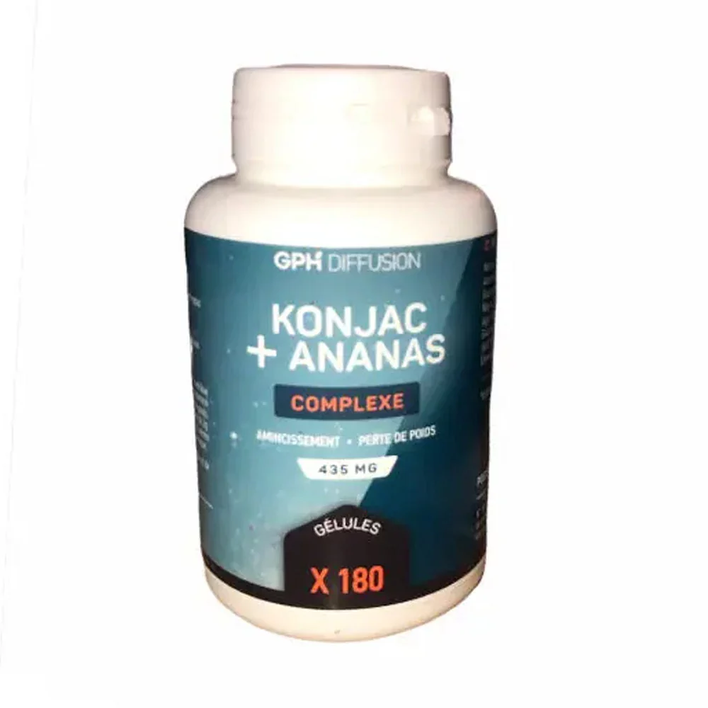 GPH MINCEUR COMPLEX KONJAC ANANAS BOITE DE 180 GELULES