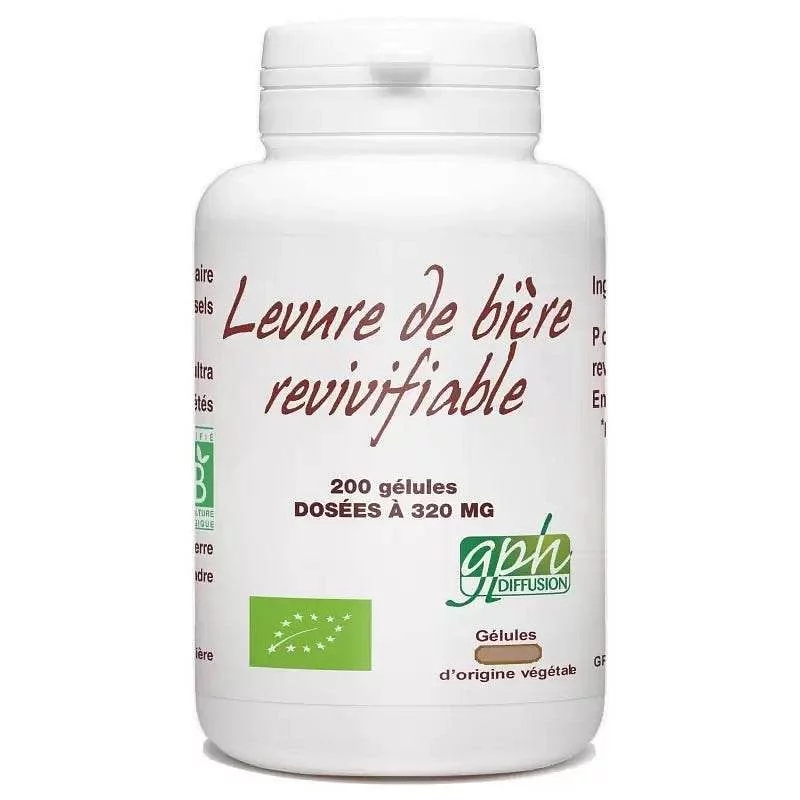 GPH LEVURE DE BIERE REVIVIFIABLE 320MG B200 GELULES