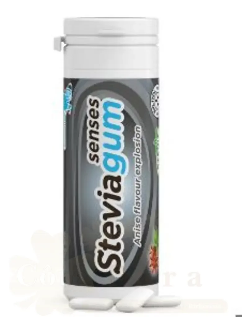STEVIA GUM SENSES ANIS MENTHE 30G