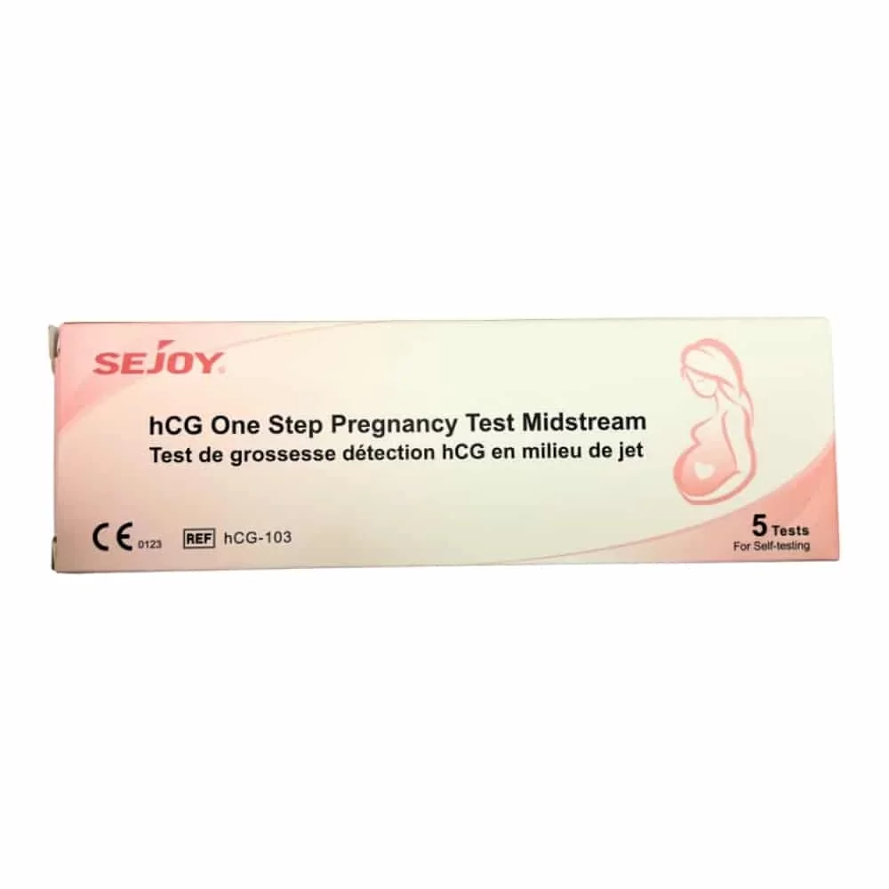 SEJOY HCG ONE STEP TEST BOITE DE 5 PIECES 