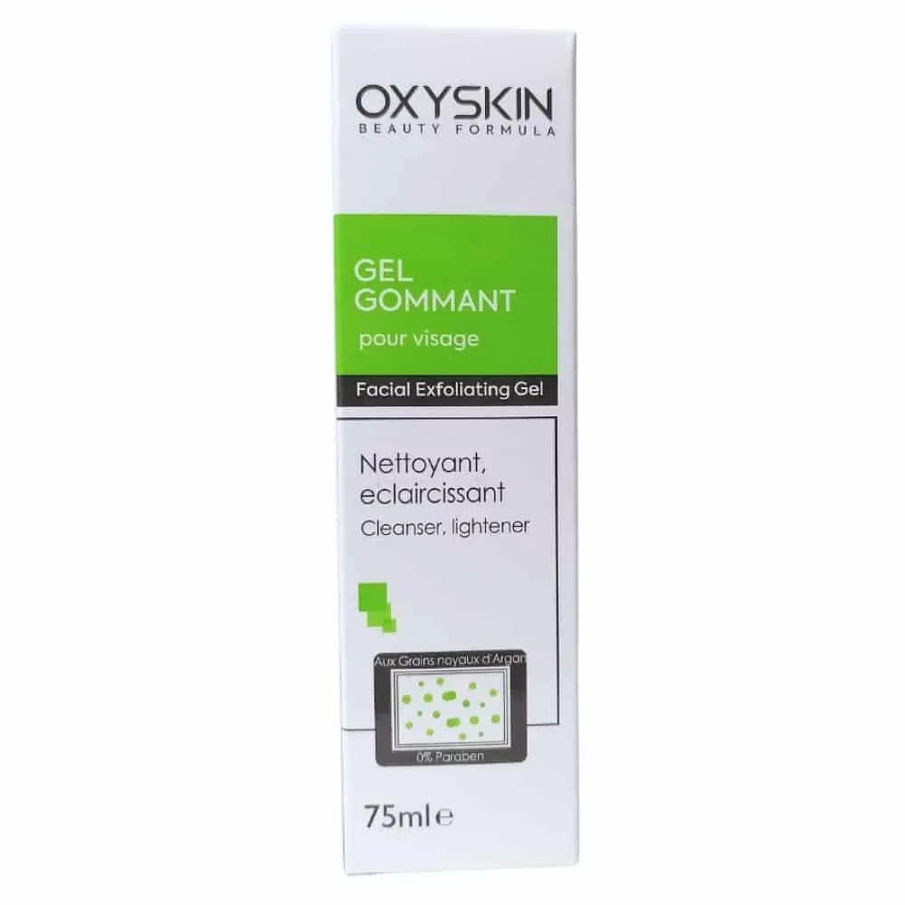 Oxyskin Gel Gommant Pour Visage Nettoyant Eclaricissant 75ml