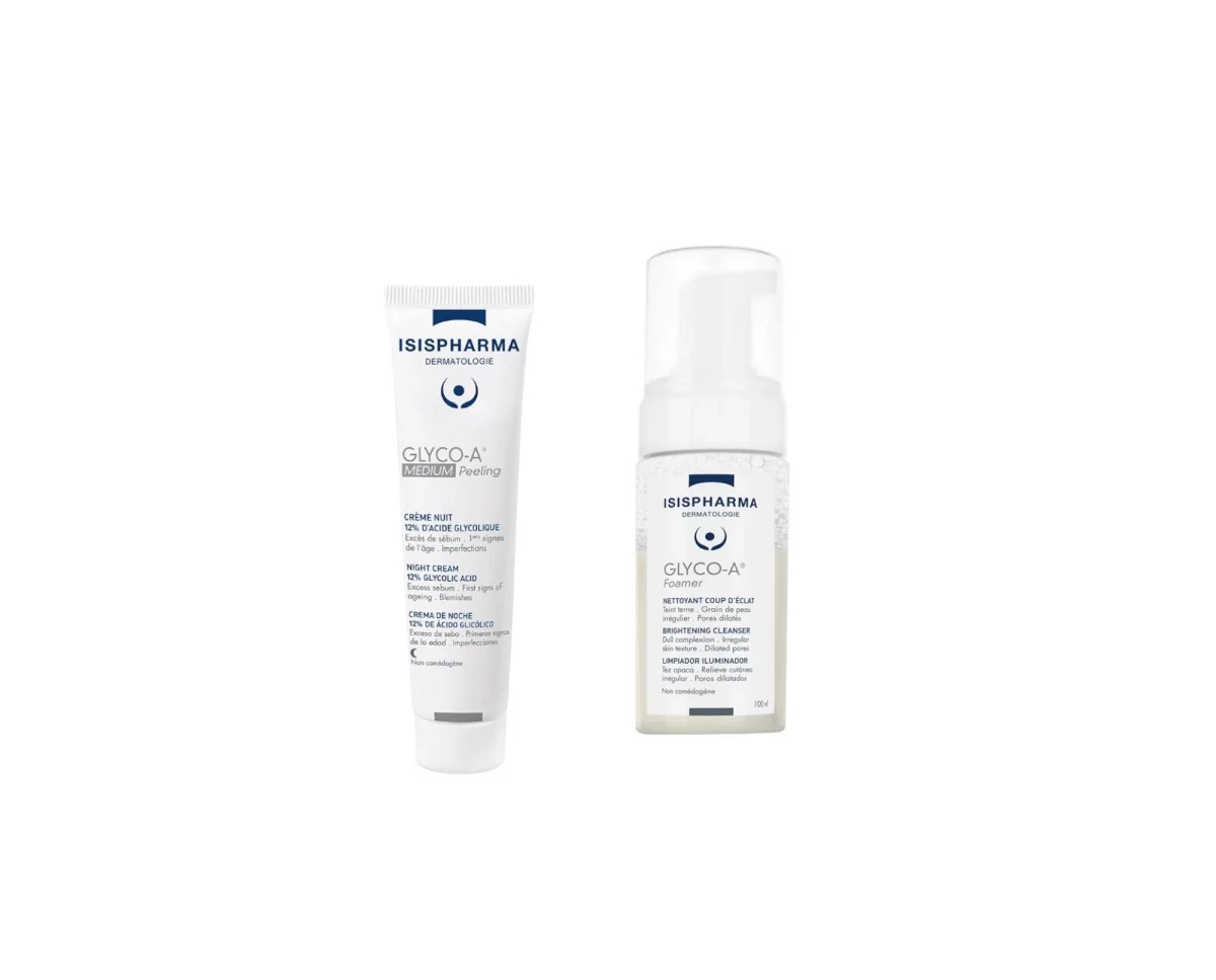 ISISPHARMA PACK PROMO GLYCO-A FOAMER 100ML + GLYCO-A MEDIUM 30ML