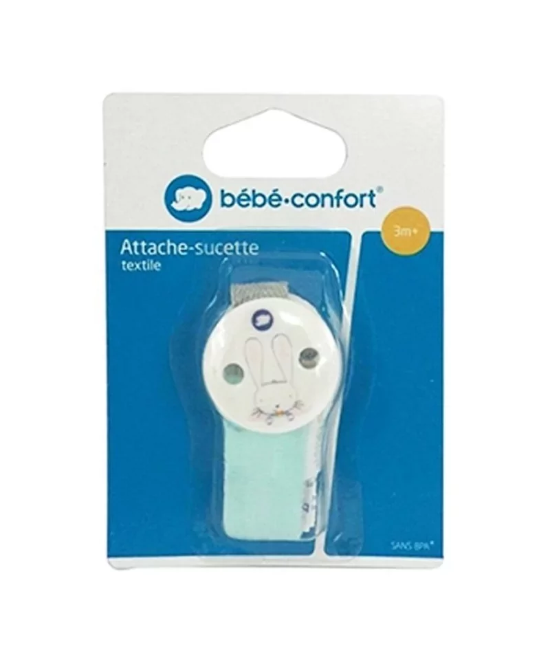 Bebe Confort Attache Sucette Textile +3mois Reference 1018252