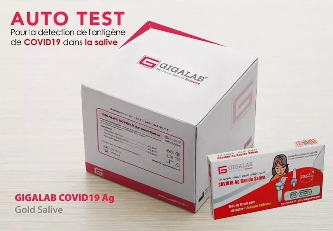 Gigalab Covid19 Antigen Gold Test De Salive