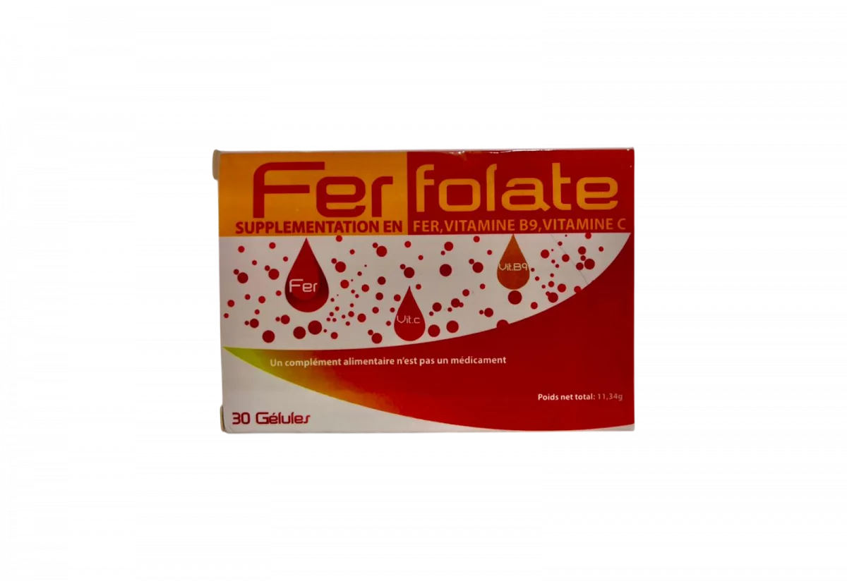 Ferfolate Boite De 30 Gelules