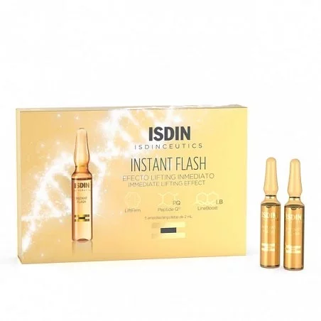 Isdin Instant Flash Boite De 5 Ampoules
