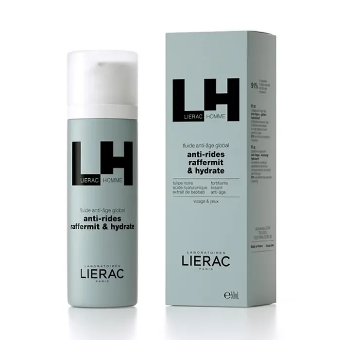 LIERAC HOMME FLUIDE ANTI AGE GLOBAL 50ML
