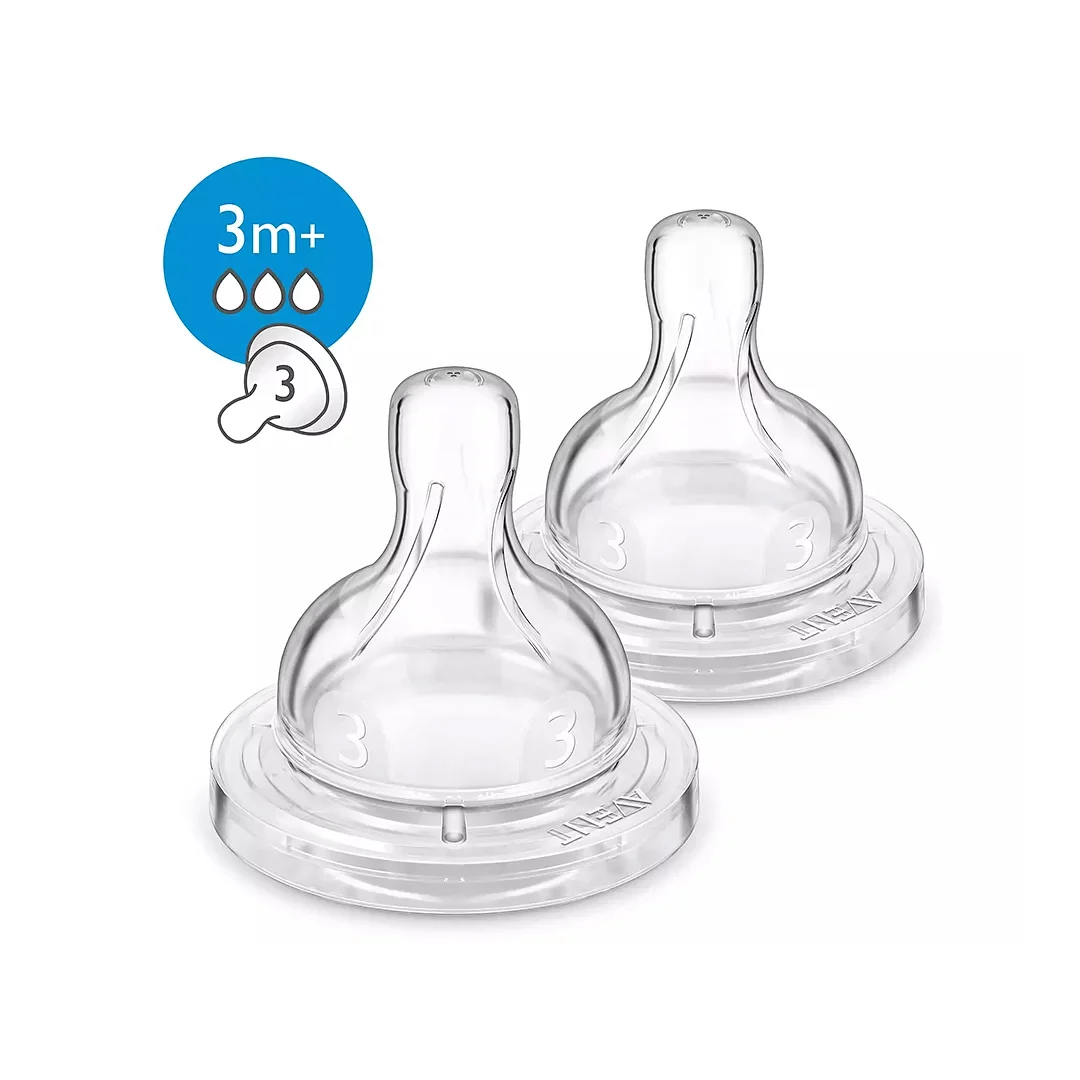 Avent Tetines +3mois Classic Boite De 2 Reference Scf633/27