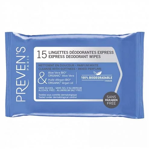 Prevens Lingettes Demaquillantes Boite De 15
