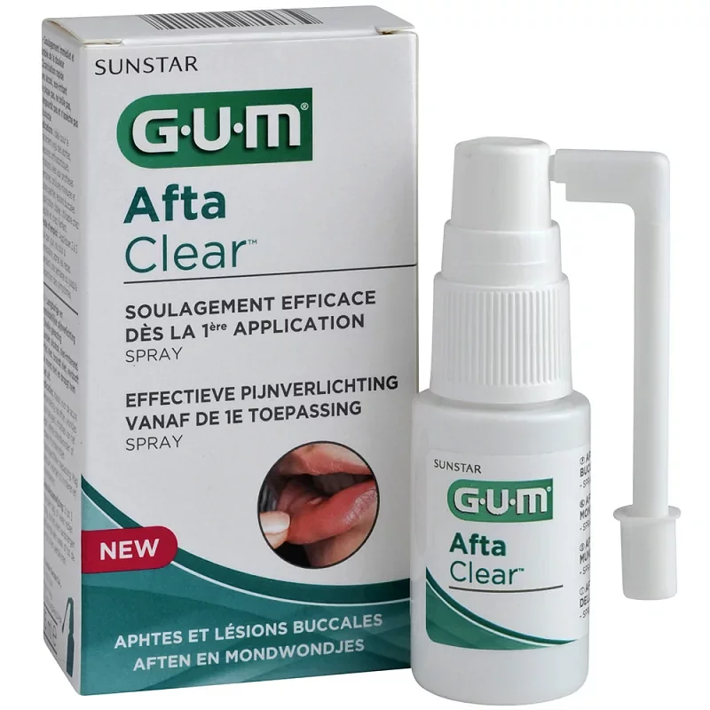 GUM AFTA CLEAR SPRAY 15ML REFERENCE 2420