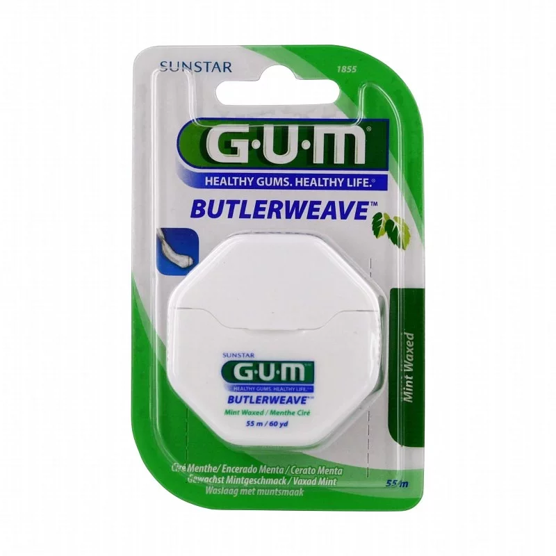 Gum Fil Dentaire Butlerweave Menthole Cire Reference 1855