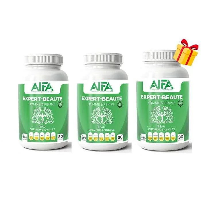 ALFA PACK EXPERT BEAUTE BOITE DE 90 GELULES 2+1 MOIS OFFERT
