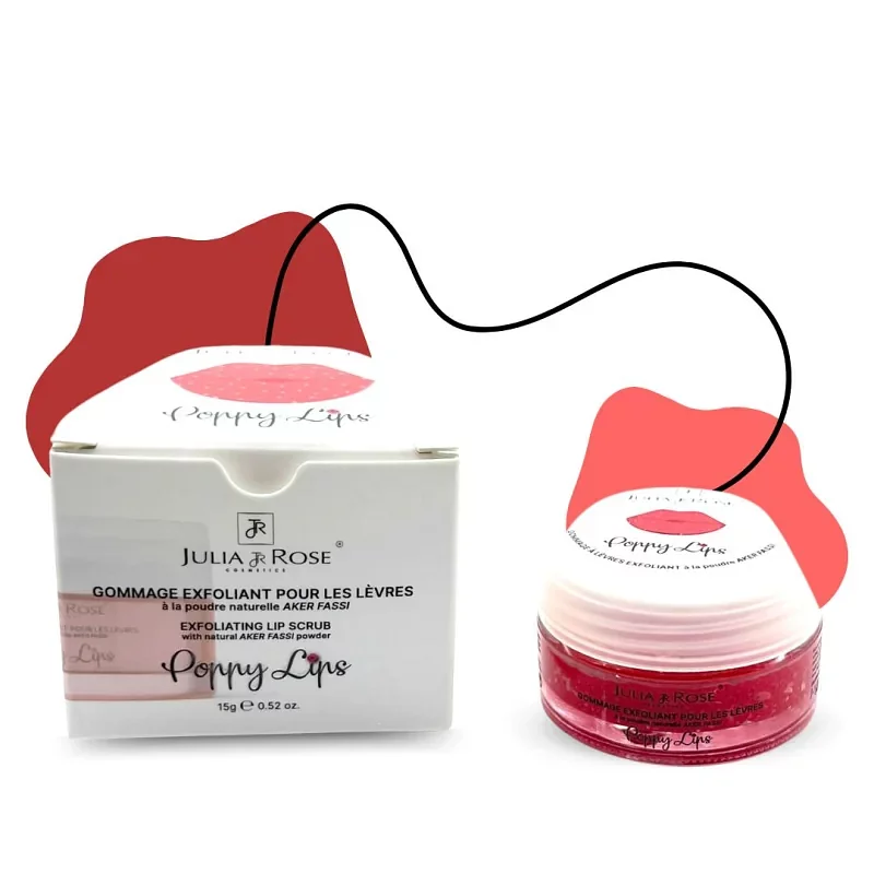 JULIA AND ROSE GOMMAGE EXFOLIANT POUR LEVRES 15G
