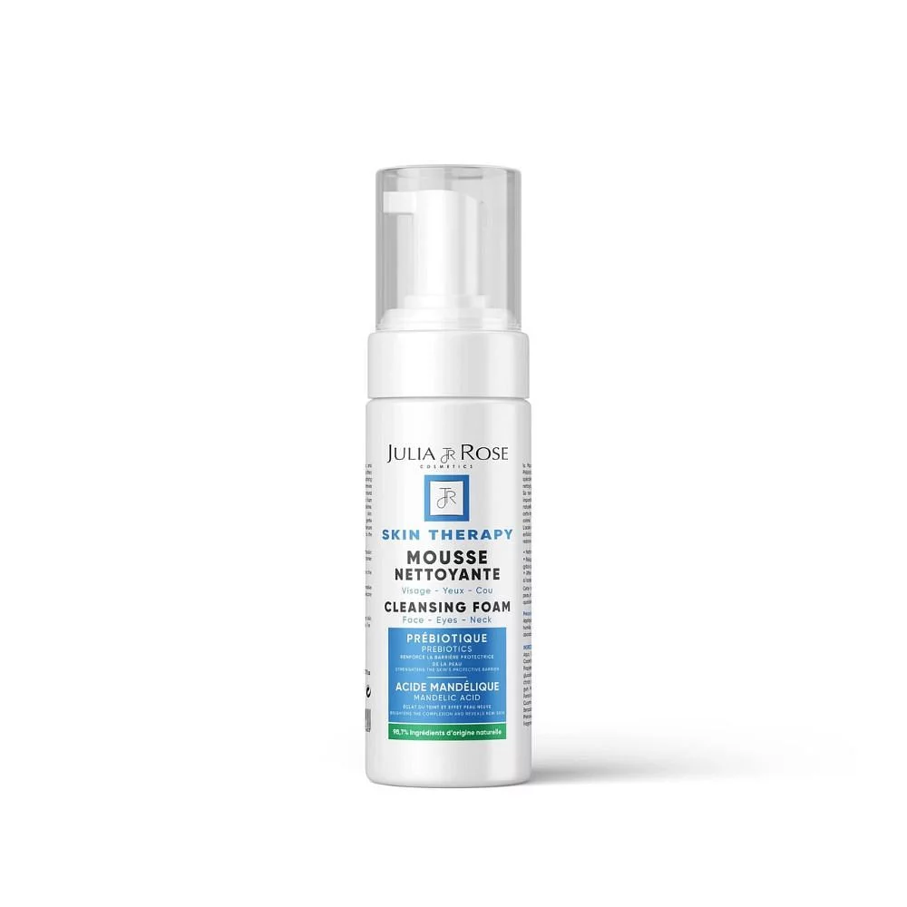 JULIA AND ROSE SKIN THERAPY MOUSSE NETTOYANTE ÉCLAT DU TEINT ET EFFET PEAU NEUVE 150ML