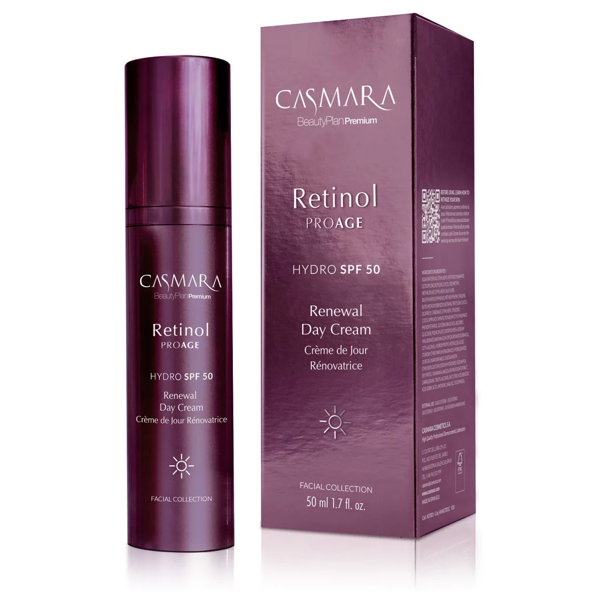 Casmara Retinol Proage Hydro Spf50 Creme De Jour Renovatrice 50ml