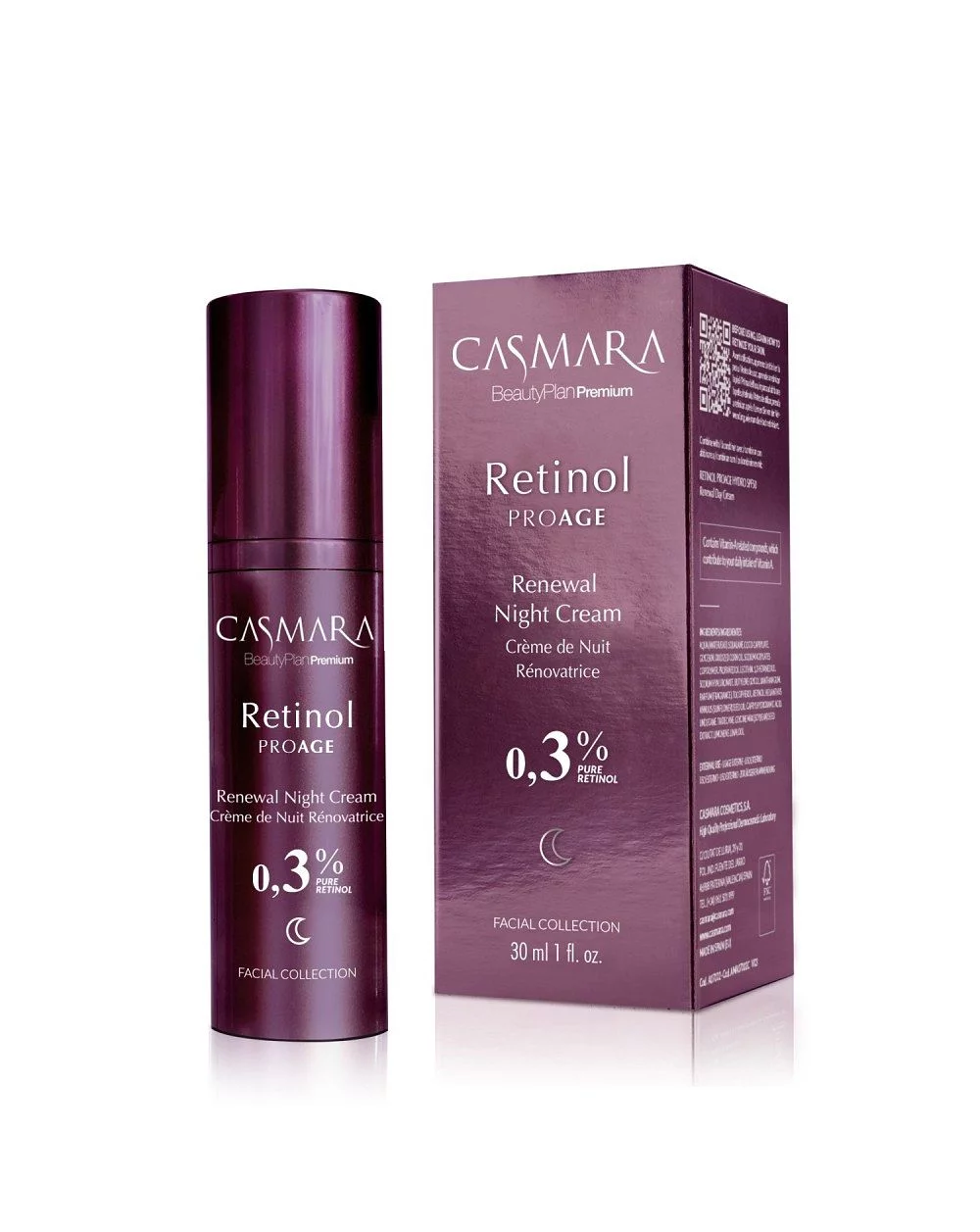 Casmara Retinol Proage Creme De Nuit Renovatrice 0,3% Pure Retinol 30ml