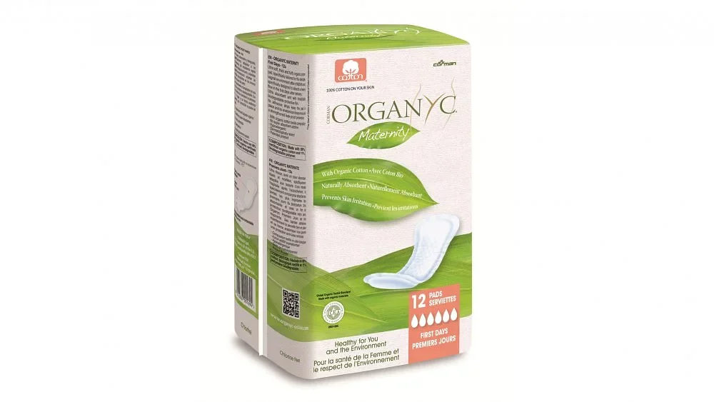 Organyc Maternity Serviettes Boite De 12