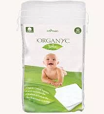 Organyc Coton Carres Bebe Boite De 60