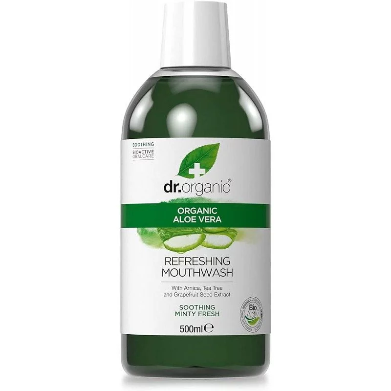 DR ORGANIC ALOE VERA BAIN DE BOUCHE 500ML