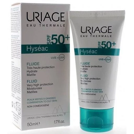 Uriage Hyseac Fluide Spf50+ 50ml