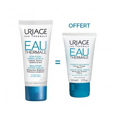 Uriage Coffret Creme D'eau Legere 40ml + Uriage Creme D'eau Mains Offert