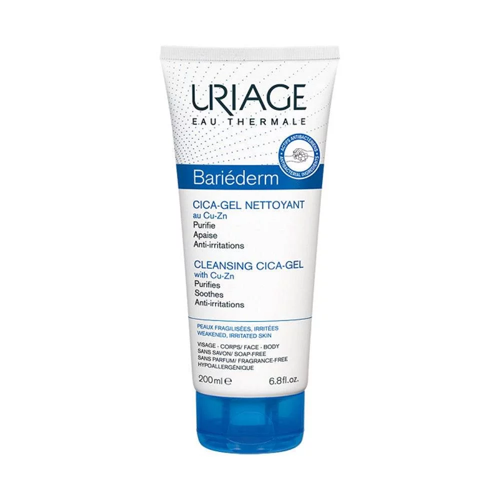 URIAGE BARIEDERM CICA-GEL NETTOYANT 200ML