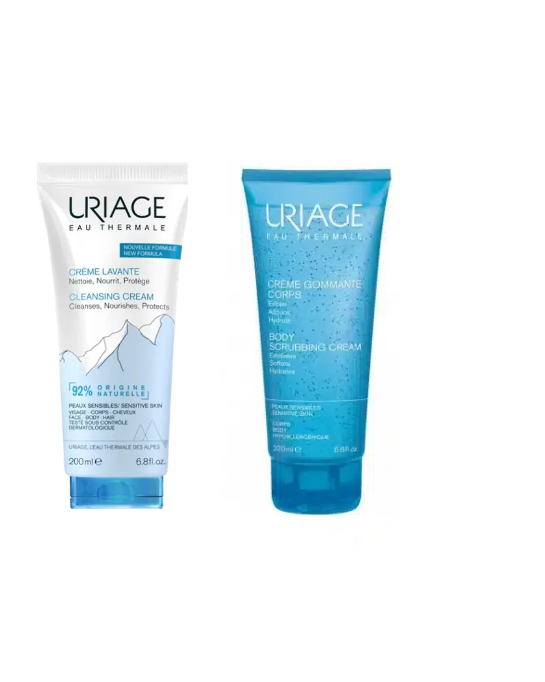 Uriage Pack Creme Lavante 200ml + Gommage Integral 200ml Offert