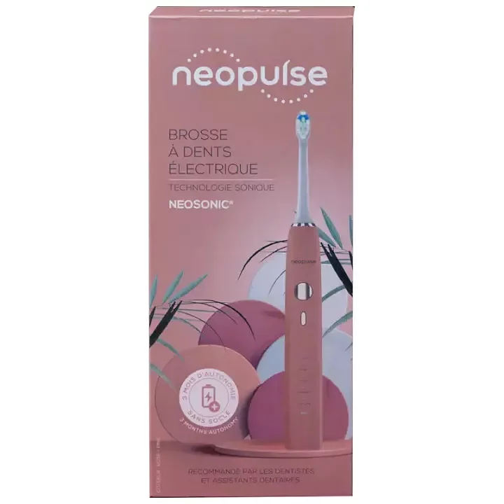 NEOPULSE BROSSE A DENT ELECTRIQUE NEOSONIC ROSE POUDRE REFERENCE 4412
