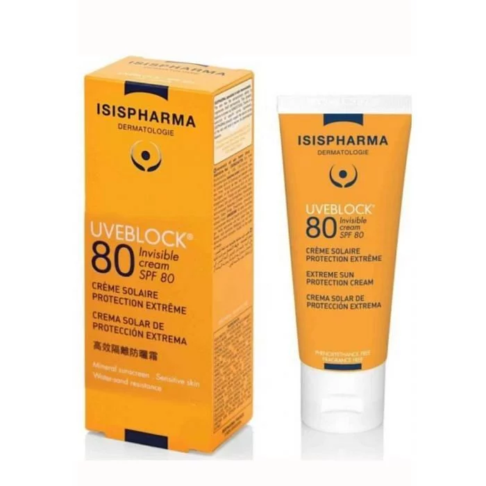 ISISPHARMA UVEBLOCK 80 INVISIBLE CREAM 40ML REFERENCE COIVISI019