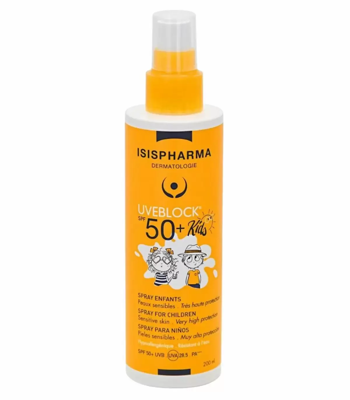 Isispharma Uveblock Spf50+ Kids Spray Solaire Enfants 200ml Reference Coivisi050