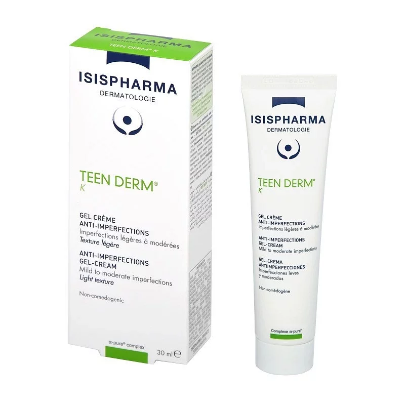Isispharma Teen Derm K Emulsion Gel Creme Anti-imperfections 30ml Reference Coivisi006