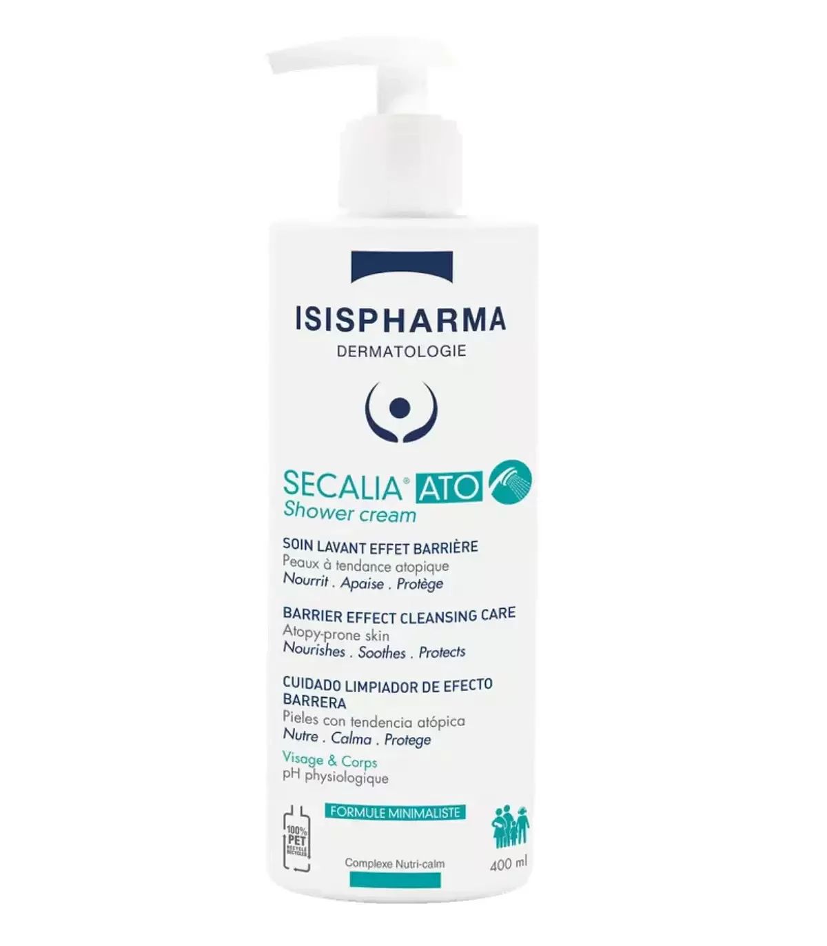 Isispharma Secalia Ato Shower Cream Soin Lavant 400ml