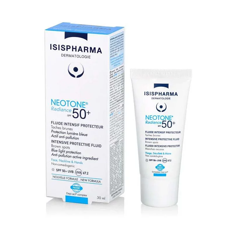 Isispharma Neotone Radiance Spf50+ Fluide Intensif Protecteur 30ml