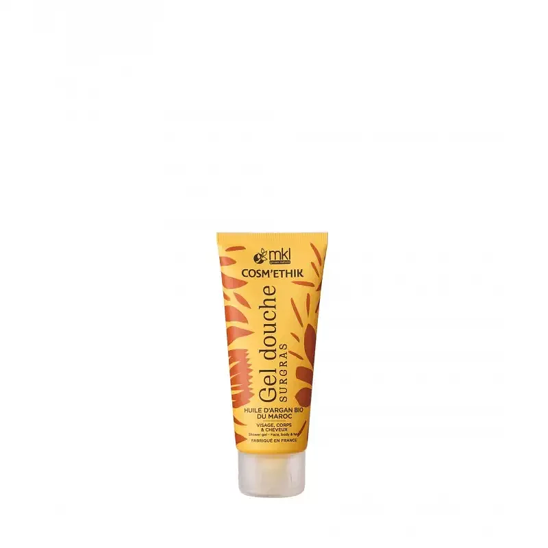 Mkl Green Nature Cosm'Éthik Gel Douche Huile D'argan Bio Du Maroc 100ml