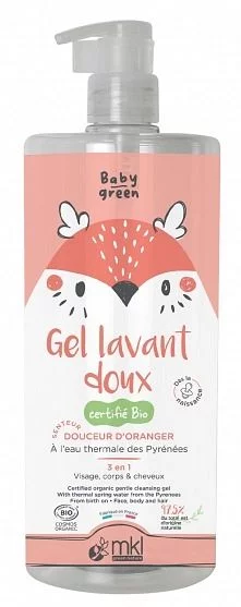 MKL GREEN NATURE BABY GREEN GEL LAVANT DOUX BIO 1L