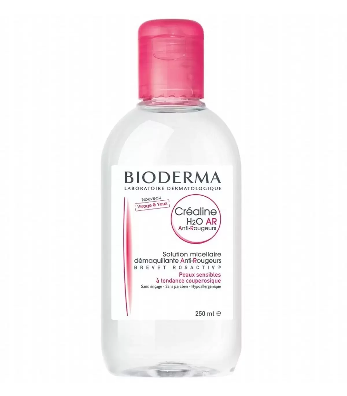 Bioderma Sensibio H2o Ar Solution Micellaire Demaquillante Anti-rougeurs 250ml