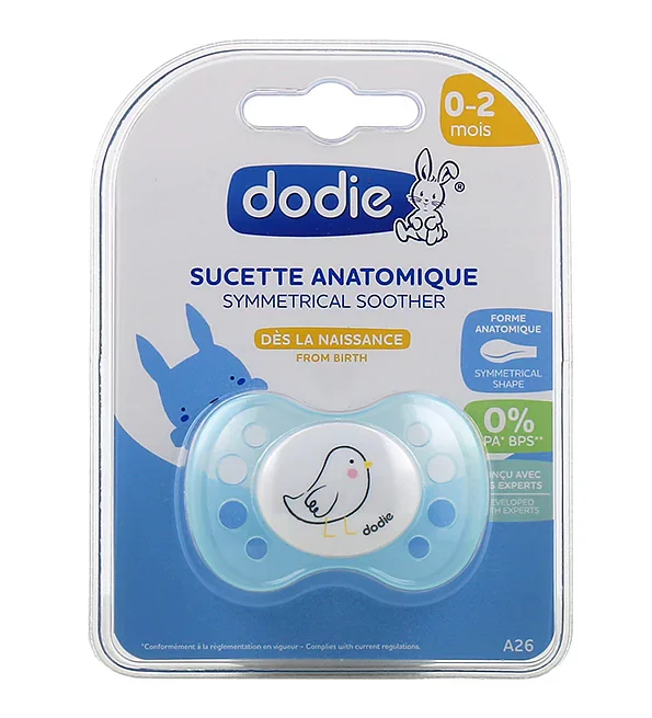 Dodie Sucette Anatomique Naissance GarÇon 0-2mois Reference Na26