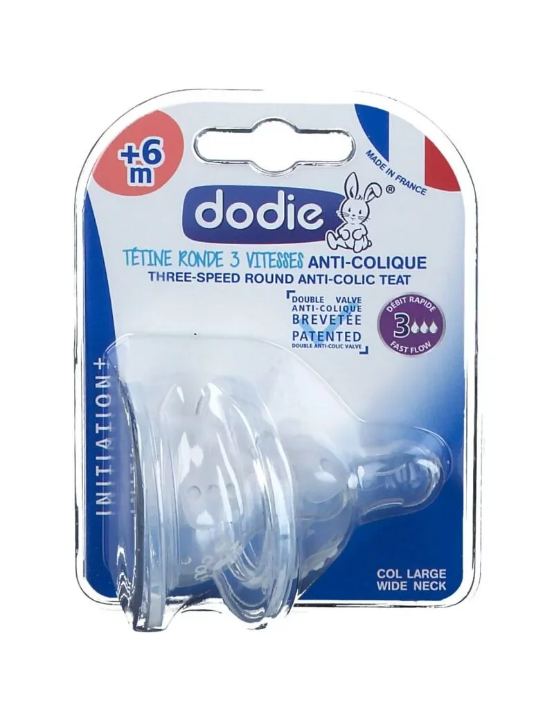 Dodie Tetine Initiation+ Anti-colique D3 +6mois B Reference 6154582