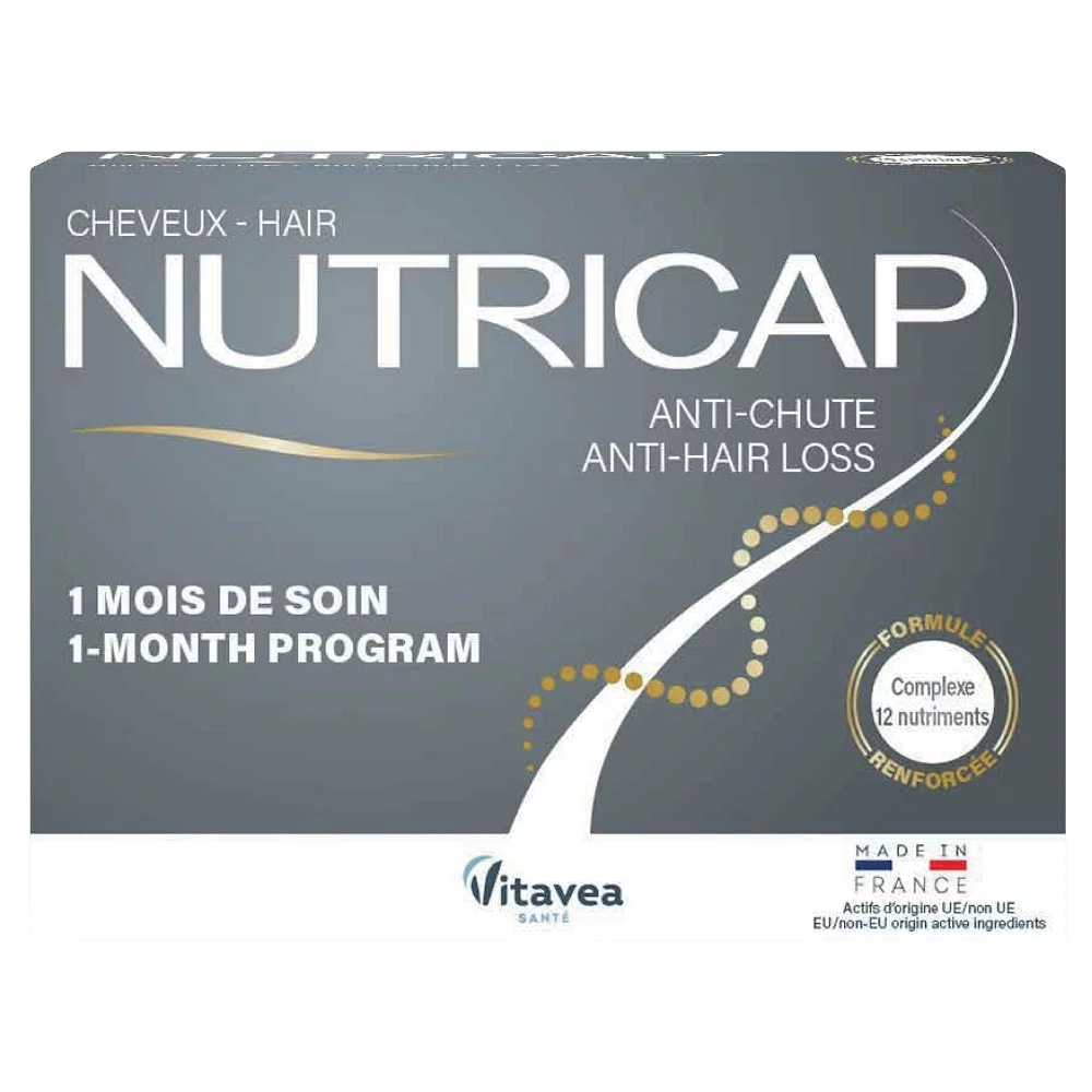 NUTRISANTE NUTRICAP ANTI-CHUTE 1 MOIS DE SOIN BOITE DE 30 CAPSULES
